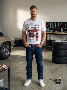 Chevrolet Corvette Graphic T-Shirt – Vintage Style Classic Car Enthusiast